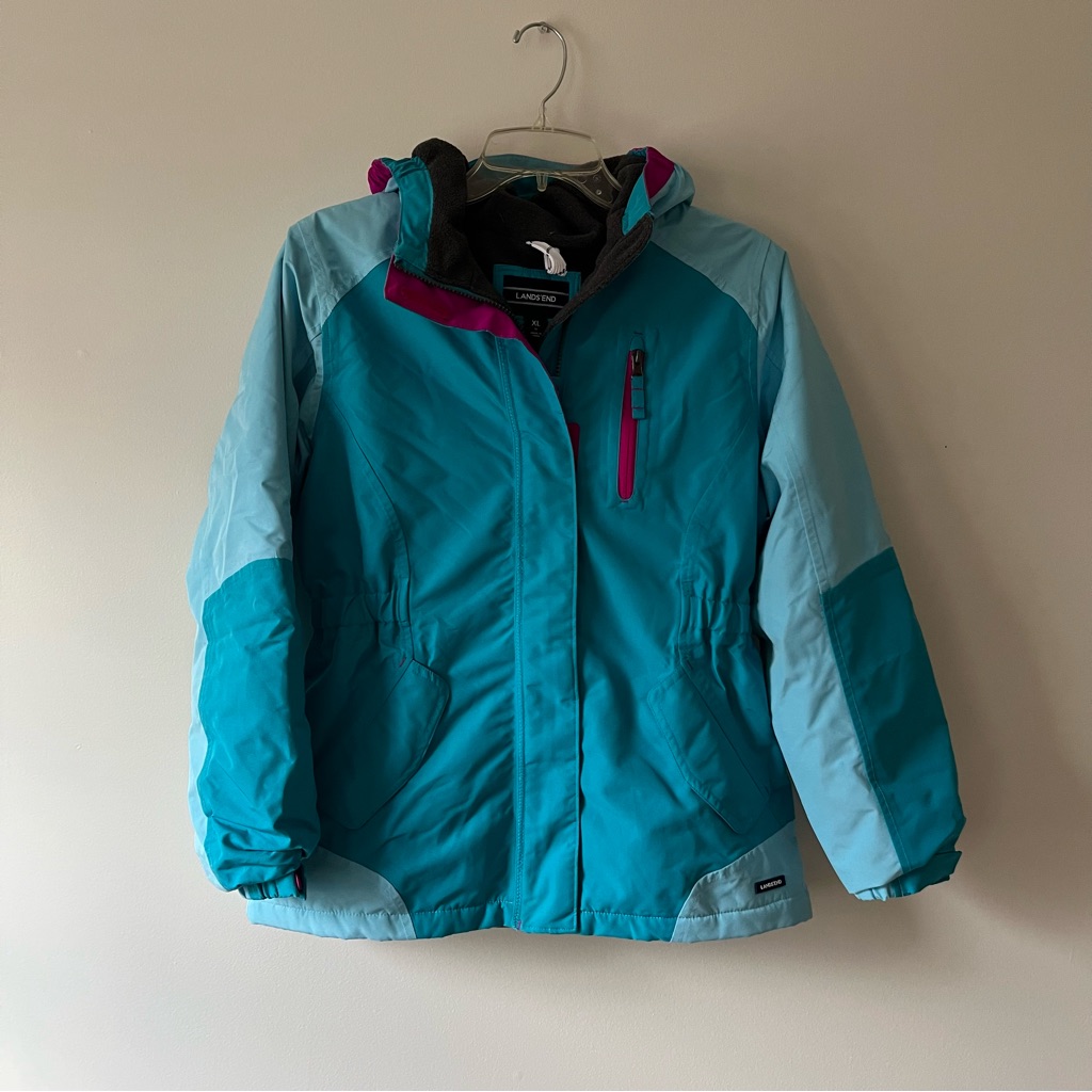 Girls Lands' End Winter Jacket Xl
